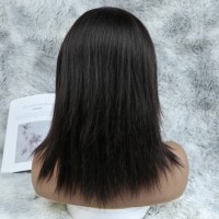 130% 150% 180% Wholesale band Wig Vendors, 100%Aligned Cuticle Wig Natural Straight Human Hair Wigs