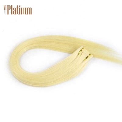 Custom order blonde colors Brazilian hair tape extensions