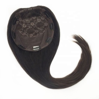 Kosher Certified Full Handtied Silk Base Virgin European Human Hair Topper Kippah Fall Wig Women Toupee