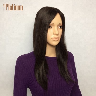 Natural Scalp Virgin European Human Hair Woman Toupee For Alopecia