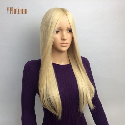 Custom Order High Quality Blonde Human Hair Full Lace Monofilament Wig For Woman