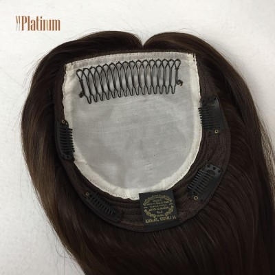 Jewish Kosher Multidirectional Skin Top European Human Hair Replacement Women Topper