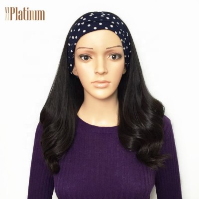 High Quality Jewish Kosher Certified Virgin European Hair Wavy Bandfall Pony Wig Sports Wigs