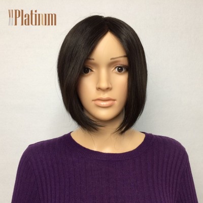 High Quality Full Handtied Virgin Human Hair Medical Wigs For Hair Loss Women